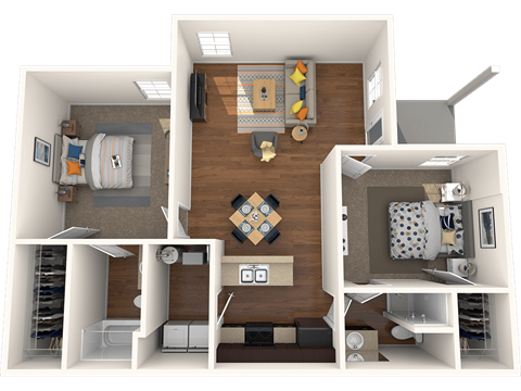 Dorel Two Bedroom